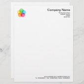 Filter-Blume Briefkopf (Vorne/Hinten)