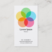 Filter-Blume Visitenkarte (Rückseite)