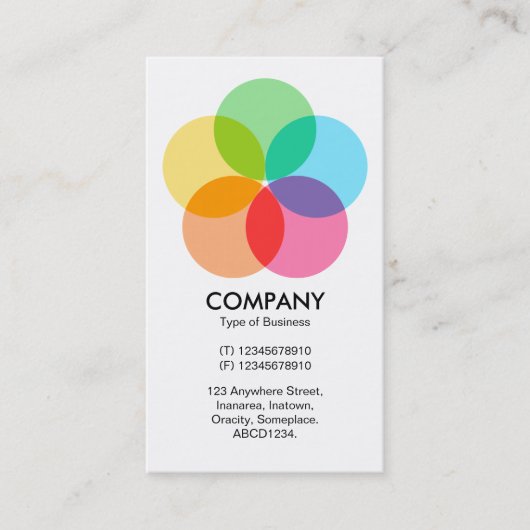 Filter-Blume Visitenkarte (Vorderseite)