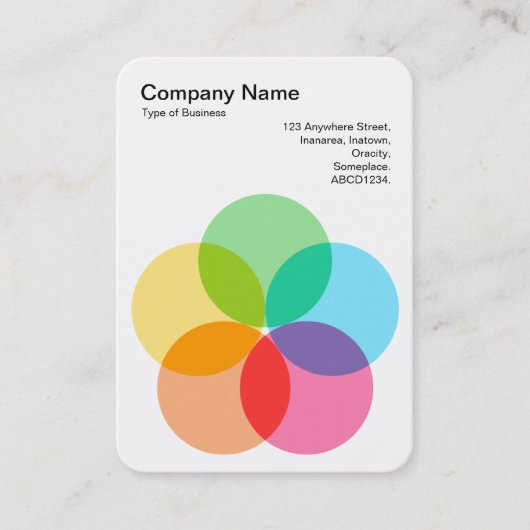 Filter-Blume Visitenkarte (Vorderseite)