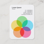 Filter-Blume Visitenkarte (Rückseite)