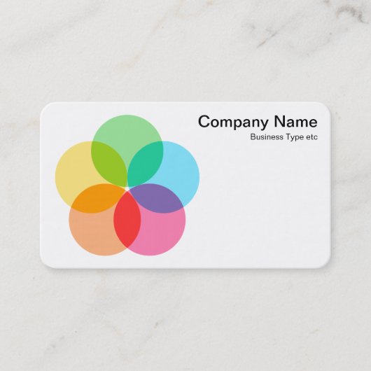 Filter-Blume Visitenkarte (Vorderseite)