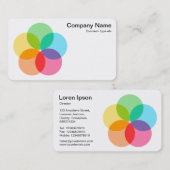 Filter-Blume Visitenkarte (Vorne/Hinten)