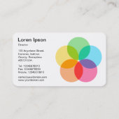 Filter-Blume Visitenkarte (Rückseite)