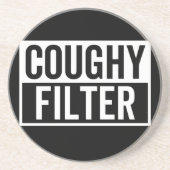 Filter Coughy Getränkeuntersetzer (Vorne)