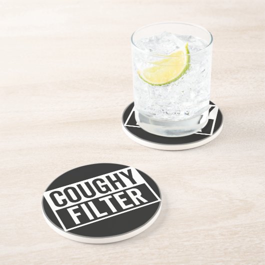 Filter Coughy Getränkeuntersetzer (Seite)