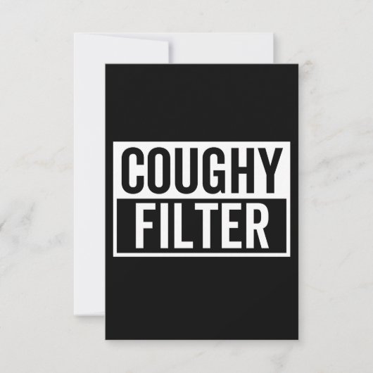 Filter Coughy Mitteilungskarte (Vorderseite)