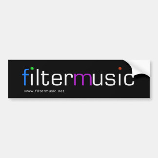 FilterMusic Autoaufkleber