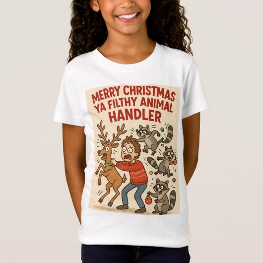 Filthy Animal Handler – Holiday Chaos Edition T-Shirt (Vorderseite)