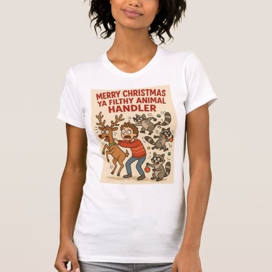 Filthy Animal Handler – Holiday Chaos Edition T-Shirt (Vorderseite)