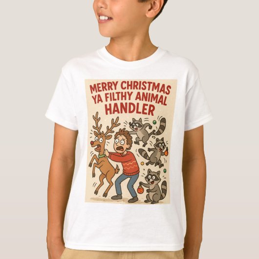 Filthy Animal Handler – Holiday Chaos Edition T-Shirt (Vorderseite)