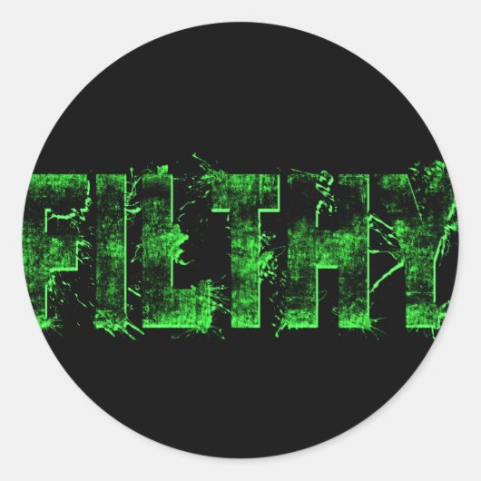 'Filthy' Limon Stickers (Vorderseite)