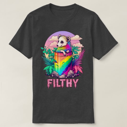 Filthy Possum Lover Design T-Shirt (Design vorne)