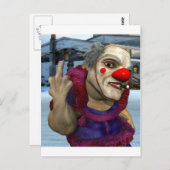 Filthy the Clown Postkarte (Vorne/Hinten)