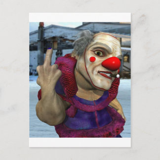 Filthy the Clown Postkarte