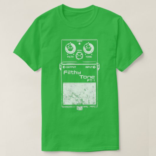 Filthy Tone Guitar Pedal T-Shirt (Design vorne)
