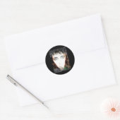 Filtriertes Portrait Horror Sticker (Umschlag)