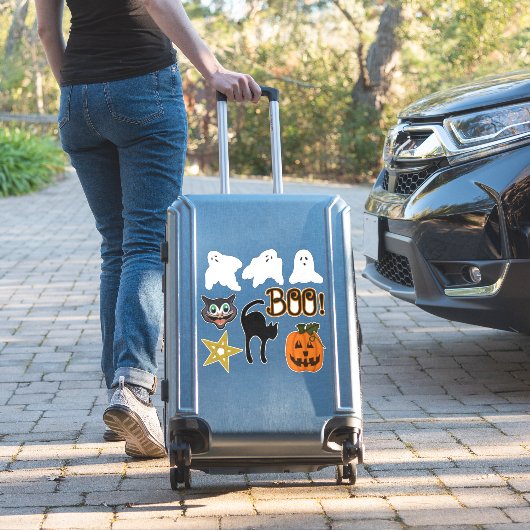 Filz Look Halloween Collection Aufkleber (Koffer Insitu)