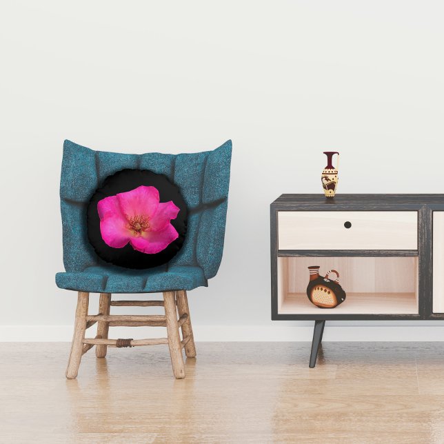 Filzrose Rundes Kissen (Von Creator hochgeladen)