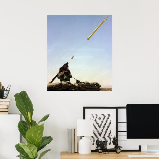 FIM-92 Stinger Missile Poster (Heimbüro)