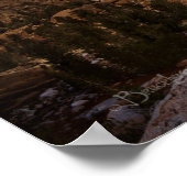 Fin Dome Middle Rae Lake Sunset - John Muir Trail Poster (Ecke)