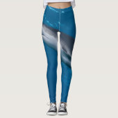 Fin: Riffhai mit niedlichem Pilotenfisch Leggings (Vorderseite)
