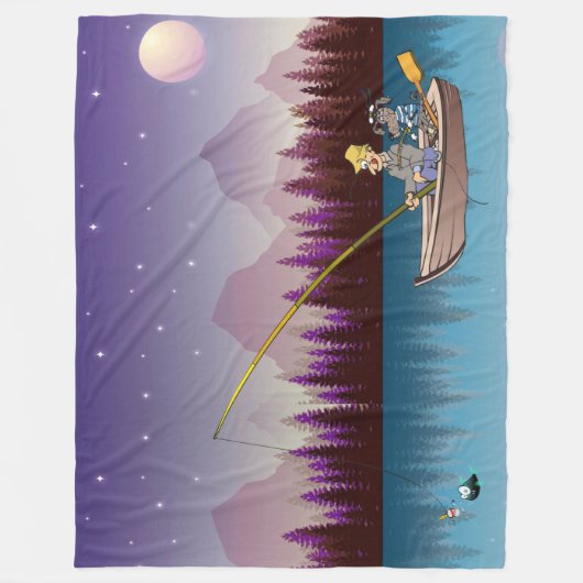 Fin-tastic Adventures Fleecedecke (Vorderseite)