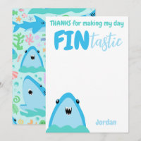 Fin-tastic Hai Vielen Dank Kinder unter dem Meer