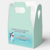 Fin-tastic Shark Jawsome Birthday Geschenkschachtel (Geöffnet)