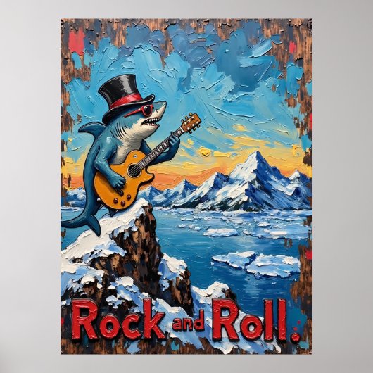 Fin-tastic Shred, Wintergewässer Poster (Vorne)