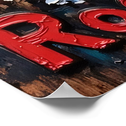 Fin-tastic Shred, Wintergewässer Poster (Ecke)