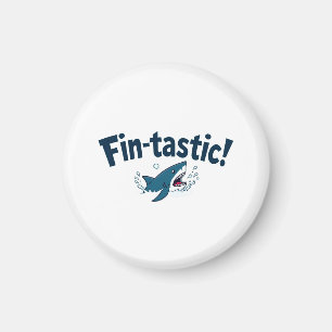 Fin-Tastic! Spaß für Hai-Liebhaber Magnet
