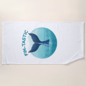Fin-tastic Strandtuch (Vorderseite)