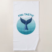 Fin-tastic Strandtuch (Vorderseite)