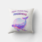 Fin‑tastische Freunde Kissen (Rückseite)