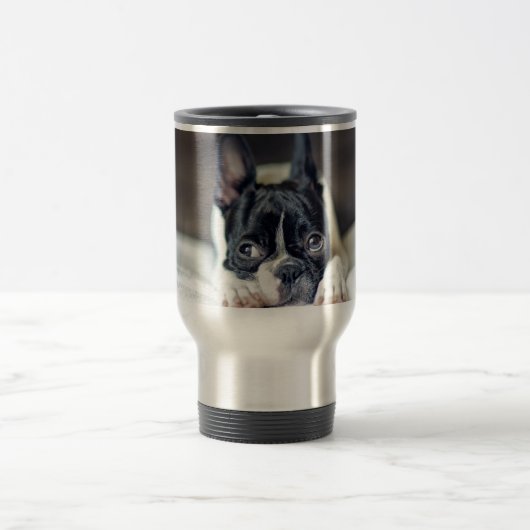 Fina das Boston Terrier Reisebecher (Mittel)