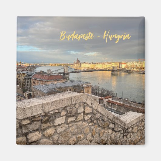 Final de trade em Budapeste - Ungarn Magnet (Vorne)