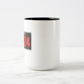 Final Drive Football Zweifarbige Tasse (Mittel)