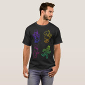 Final Fantasy Outlines retro T-Shirt (Vorne ganz)