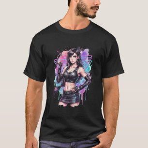 Final Fantasy VII Tifa Lockhart Wiedergeburt Präch T-Shirt