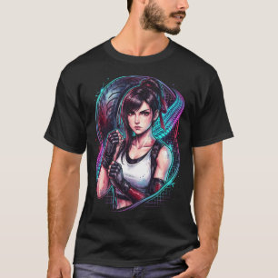 Final Fantasy VII Tifa Lockhart Wiedergeburt Präch T-Shirt
