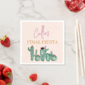 Final Fiesta Bachelorette Cocktail Napkin Serviette (Beispiel)