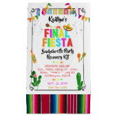 Final Fiesta Bachelorette Party Recovery Kit Kleine Geschenktüte (Vorderseite)