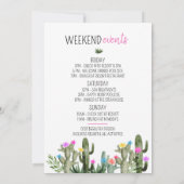 Final Fiesta Bachelorette Weekend Einladung (Rückseite)