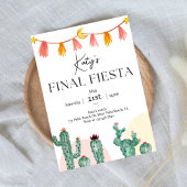 Final Fiesta Bridal/Junggeselinnen-Abschied Einlad Einladung