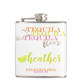Final Fiesta Favor Tequila Junggeselinnen-Abschied Flachmann (Vorderseite)
