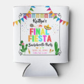 Final Fiesta Mexicana Bachelorette Party Favor Dosenkühler (Vorderseite)
