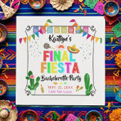 Final Fiesta Mexicana Bachelorette Party Serviette