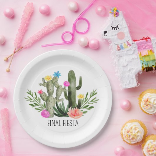 Final Fiesta Party Paper Plates Pappteller (Party)