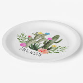 Final Fiesta Party Paper Plates Pappteller (Schrägansicht)